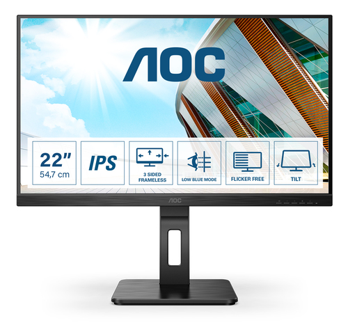AOC 22P2Q 54,6cm 21,5Zoll full HD monitor USB VGA DVI HDMI
